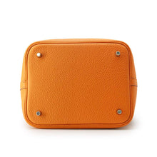 将图像加载到图库查看器中，HERMES Picotin Lock Orange Taurillon Clemence Size MM
