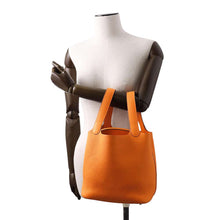 Load image into Gallery viewer, HERMES Picotin Lock Orange Taurillon Clemence Size MM
