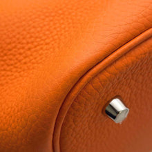 将图像加载到图库查看器中，HERMES Picotin Lock Orange Taurillon Clemence Size MM
