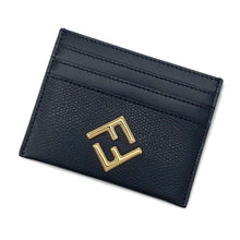 将图像加载到图库查看器中，FENDI FFDiamond Card Case Black8M0445 Leather
