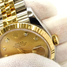 Load image into Gallery viewer, ROLEX Datejust W36mm Stainless Steel K18YG Champagne Dial116233
