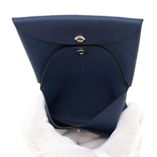 将图像加载到图库查看器中，HERMES Calvi Duo blue navy Epsom
