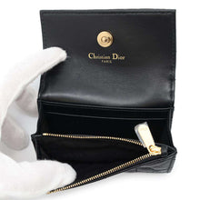 Load image into Gallery viewer, Dior Dior Jolie Glycine Wallet Black Lambskin
