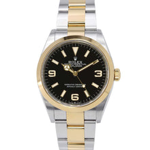 Load image into Gallery viewer, ROLEX Explorer 36 W36mm Stainless Steel K18YG Black Dial124273
