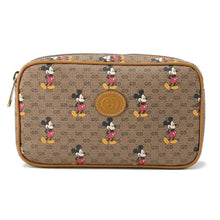 Load image into Gallery viewer, GUCCI GUCCI x Disney Mini GG Supreme Waist Pouch Beige602695 Leather Mini GG SupremeCanvas
