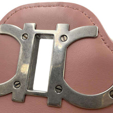 Load image into Gallery viewer, Ferragamo Gancini Motif Flap ChainShoulder Bag Pink21H168 Leather
