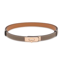 Load image into Gallery viewer, HERMES Kelly belt Etoupe Epsom
