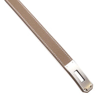 Load image into Gallery viewer, HERMES Kelly belt Etoupe Epsom
