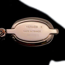 将图像加载到图库查看器中，HERMES Mini Maillon Necklace Size PM BlackH100053 Lacquer Metal
