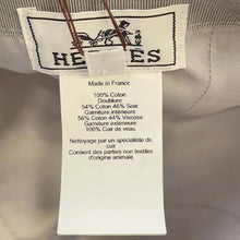 Load image into Gallery viewer, HERMES Cap &quot;Nevada&quot; H Stripe Size 59 SilexH242068N Cotton Serge
