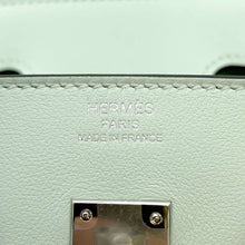 Load image into Gallery viewer, HERMES Birkin VertPeppermint Swift Leather Size 25
