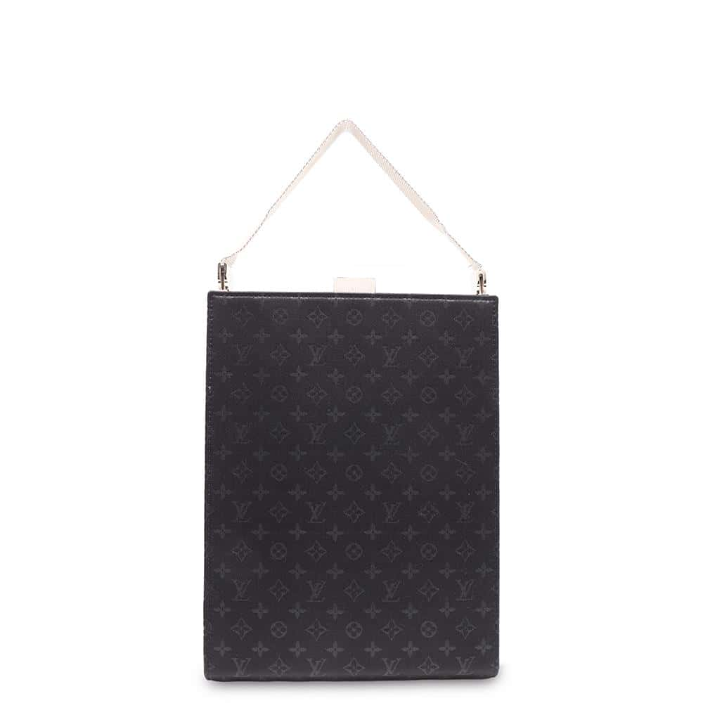 LOUIS VUITTON Anju BlackM92100 Monogram Satin Size GM