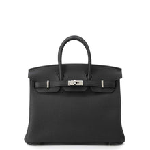 将图像加载到图库查看器中，HERMES Birkin Black Togo Leather Size 25
