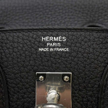 将图像加载到图库查看器中，HERMES Birkin Black Togo Leather Size 25
