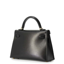 将图像加载到图库查看器中，HERMES Mini kelly do Black Box Calf Leather
