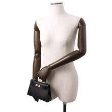 Load image into Gallery viewer, HERMES Mini kelly do Black Box Calf Leather
