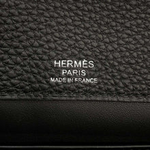 将图像加载到图库查看器中，HERMES Sac A Depeches Messenger Black Togo Leather Size 29
