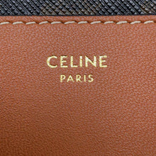 Load image into Gallery viewer, CELINE Card holder with zip Brown10F992BZ9 PVC Coated Canvas/Lambskin
