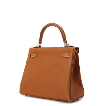 Load image into Gallery viewer, HERMES Kelly Retourne Fauve Barenia Leather Fauve Size 25
