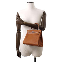 Load image into Gallery viewer, HERMES Kelly Retourne Fauve Barenia Leather Fauve Size 25
