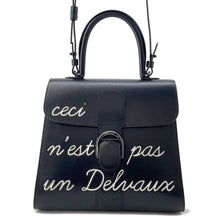 将图像加载到图库查看器中，Delvaux Brillon Rumor BlackAA0480AAM099ZPN Box Calf LeatherLeather Size MM
