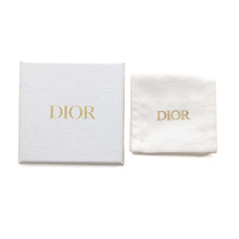 将图像加载到图库查看器中，Dior La Petite Tribal Earrings Gold Metal Faux Pearl
