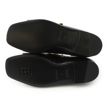 Load image into Gallery viewer, HERMES Sandals 《Kristen》 Black/JauneMalawi Chevre Nappa Size 35
