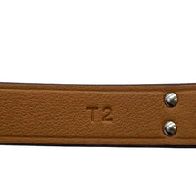 将图像加载到图库查看器中，HERMES Kelly Duble Tour Bracelet Size T2 Etoupe Swift Leather
