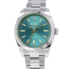 将图像加载到图库查看器中，ROLEX Milgauss W40mm Stainless Steel ZBlue Dial116400GV
