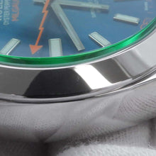 将图像加载到图库查看器中，ROLEX Milgauss W40mm Stainless Steel ZBlue Dial116400GV
