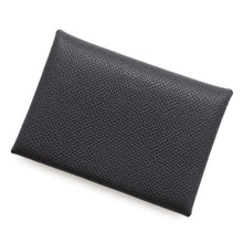 将图像加载到图库查看器中，HERMES Calvi duo Black Epsom
