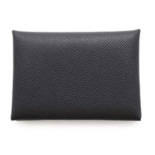 将图像加载到图库查看器中，HERMES Calvi duo Black Epsom
