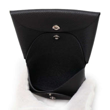 将图像加载到图库查看器中，HERMES Calvi duo Black Epsom
