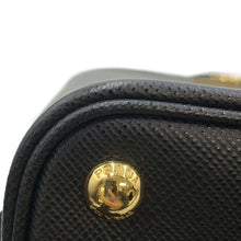 将图像加载到图库查看器中，PRADA Panier 2WAY Shoulder Bag Black1BA212 Saffiano LeatherLeather Size Small
