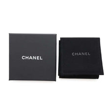 Load image into Gallery viewer, CHANEL CC Logo Brooch Champagne Gold/BlackAB5107 Metal Lambskin Rhinestone
