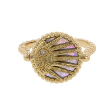 Load image into Gallery viewer, Dior Rose Celeste Ring Size 49/#9JSAM95008 18K Yellow Gold
