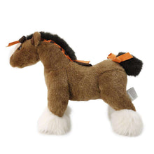 Load image into Gallery viewer, HERMES Hermy Horse Plush Toy Brown/Black/Orange Polyester100% Size PPM
