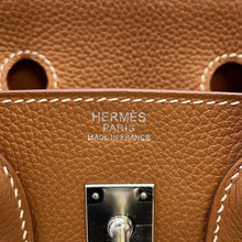 将图像加载到图库查看器中，HERMES Birkin Gold Togo Leather Size 25
