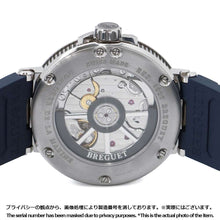 将图像加载到图库查看器中，Breguet Marine 5517 W40mm TI Rubber Blue Dial5517TI/Y1/5ZU
