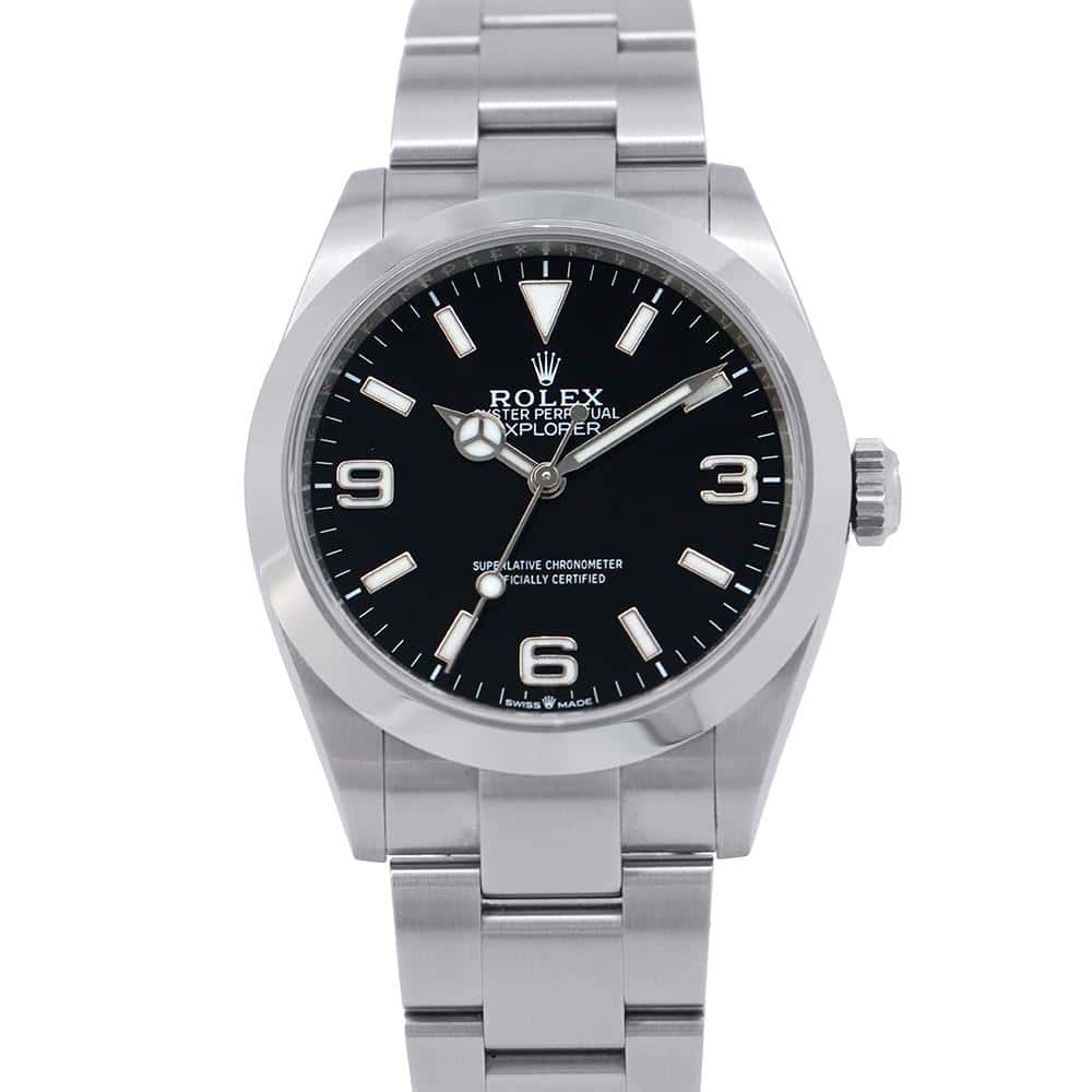 ROLEX Explorer 40 W40mm Stainless Steel Black Dial224270