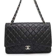 Load image into Gallery viewer, CHANEL Decamato ChainShoulder Bag Black Lambskin Size 34
