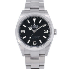 将图像加载到图库查看器中，ROLEX Explorer 36 W36mm Stainless Steel Black Dial124270
