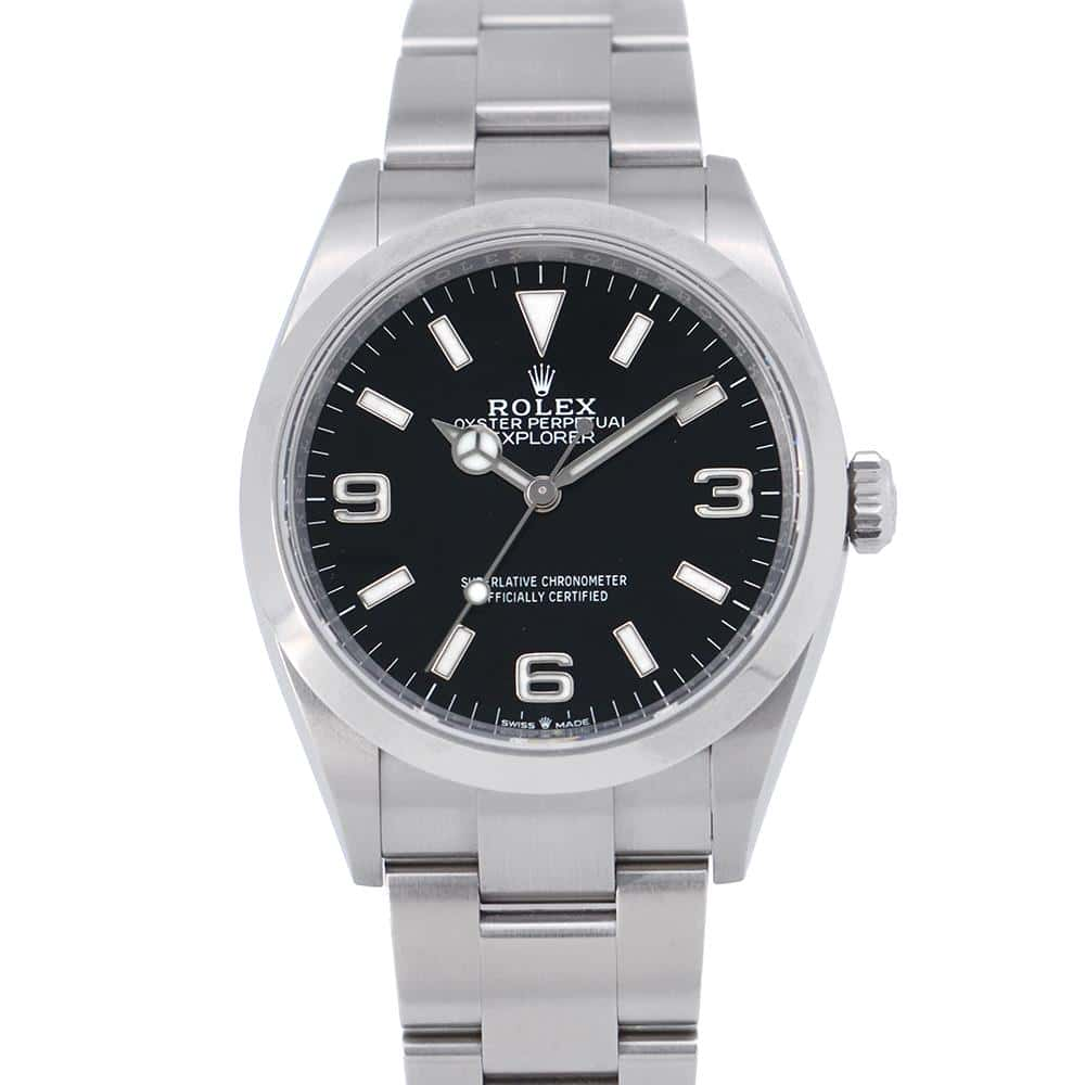 ROLEX Explorer 36 W36mm Stainless Steel Black Dial124270