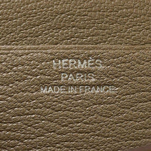 将图像加载到图库查看器中，HERMES Beansufla Etoupe Chevre Myzore Goatskin
