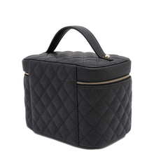 Load image into Gallery viewer, CHANEL Matelasse Timeless Classics Line Vanity BlackAP2573 Caviar Leather
