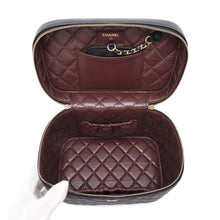 Load image into Gallery viewer, CHANEL Matelasse Timeless Classics Line Vanity BlackAP2573 Caviar Leather
