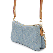 Load image into Gallery viewer, LOUIS VUITTON Pochette Liv Sky BlueM83532 Monogram Denim
