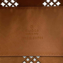 Load image into Gallery viewer, GUCCI Diana Bamboo Tote Bag Light brown702721 Diamond Cutout Leather Size Small
