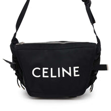 Load image into Gallery viewer, CELINE Trekking Messenger Black198692 Nylon Size Medium
