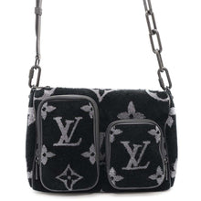 将图像加载到图库查看器中，LOUIS VUITTON Keepall Bandouliere NoirM45438 Monogram Eclipse Tuftage Size 25
